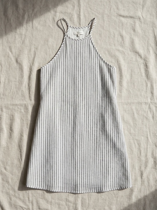 NATIVE YOUTH Dresses & Skirts - ⁠Native Youth Striped Halter Neck Summer Cotton Dress with Pockets L⁠arge